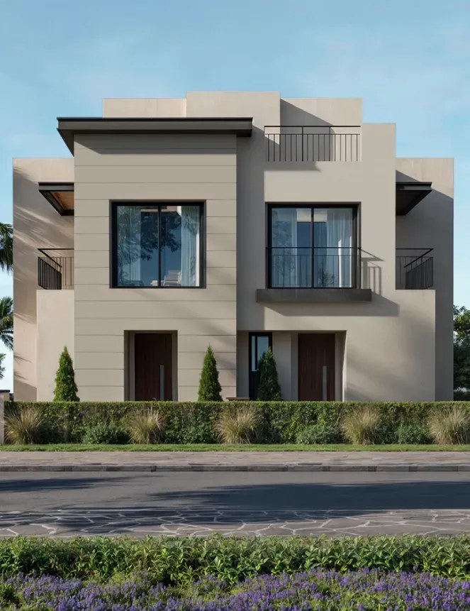 Twin house at Hyde Park Signature